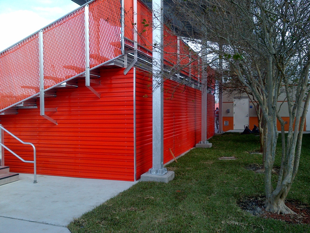 BLEACHERS WITH STORAGE