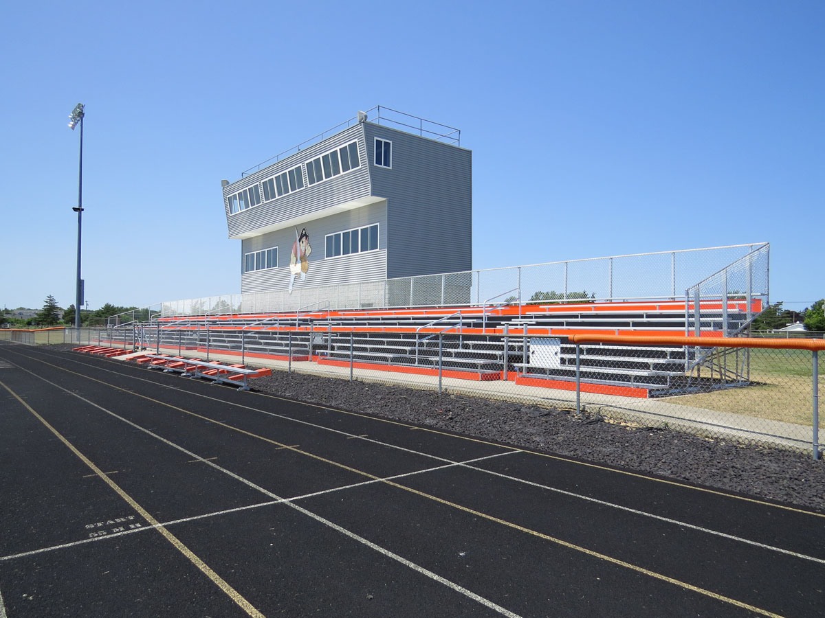 high school football bleachers