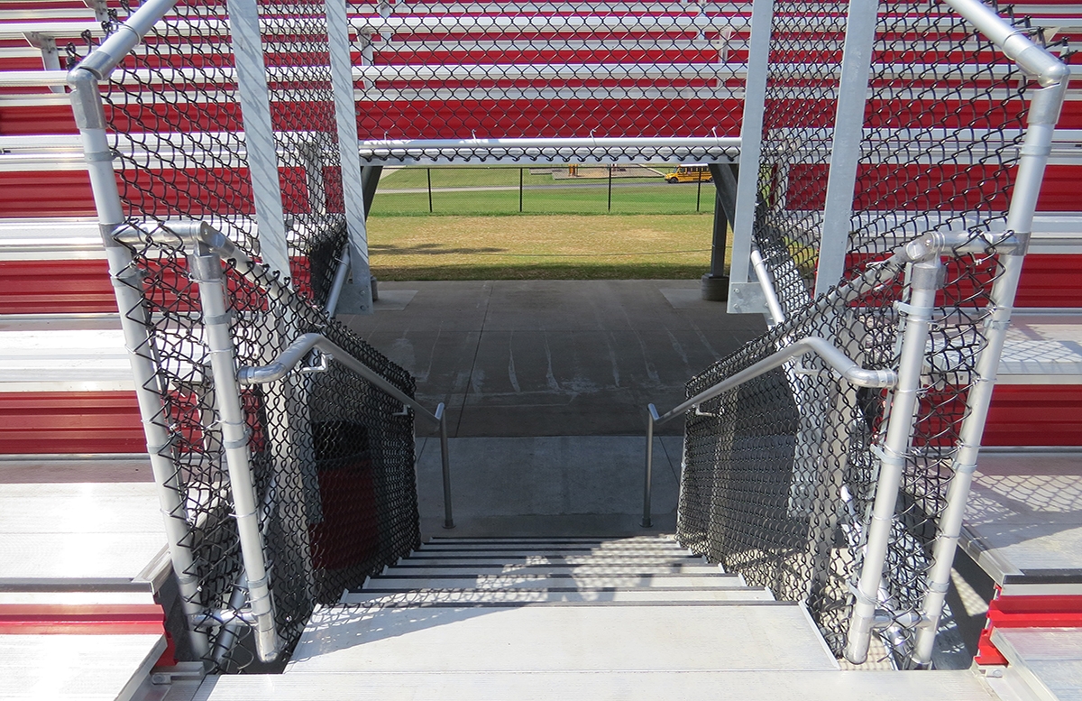 aluminum bleachers