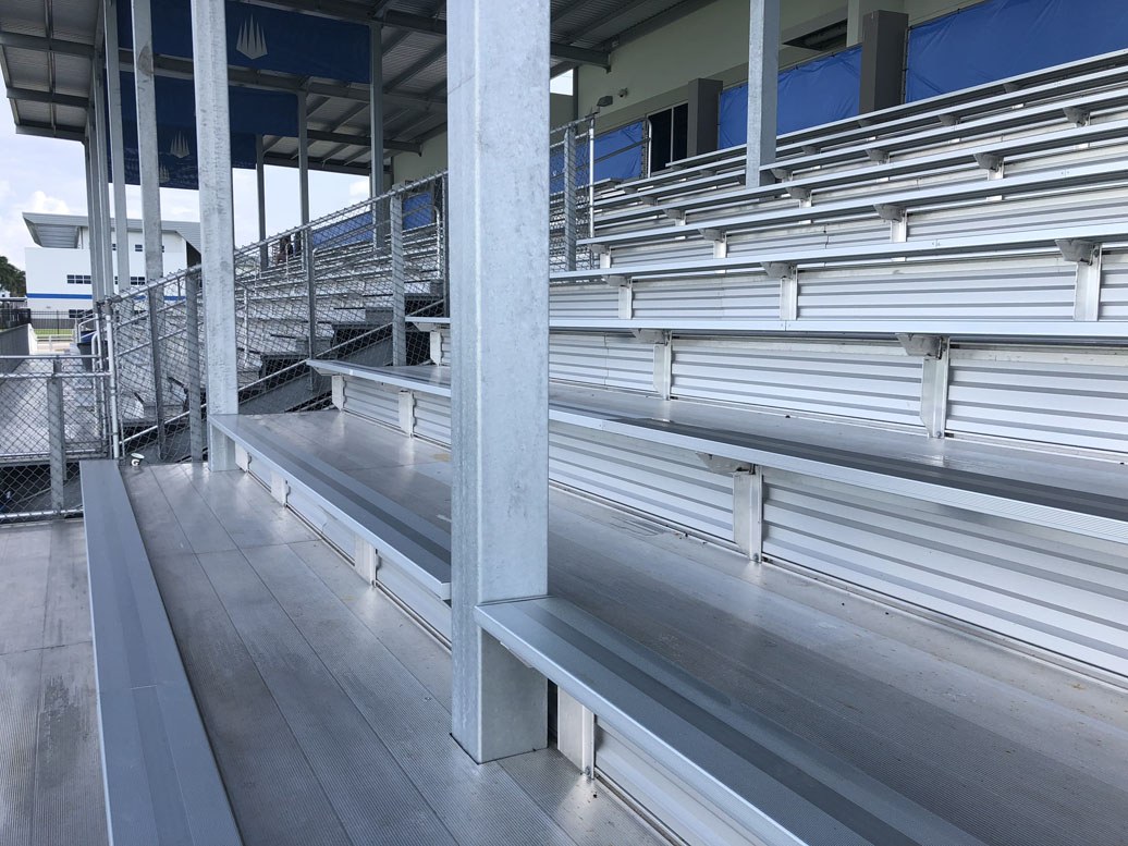 bleachers, grandstands