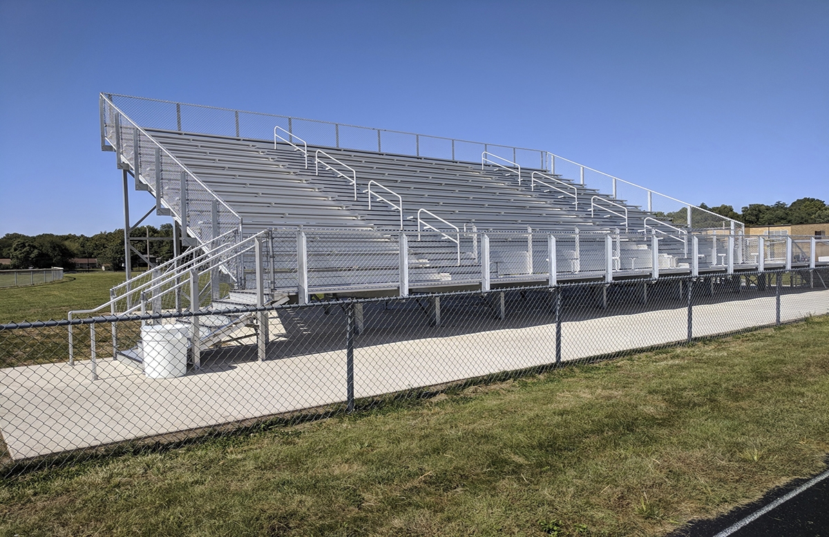 aluminum bleachers