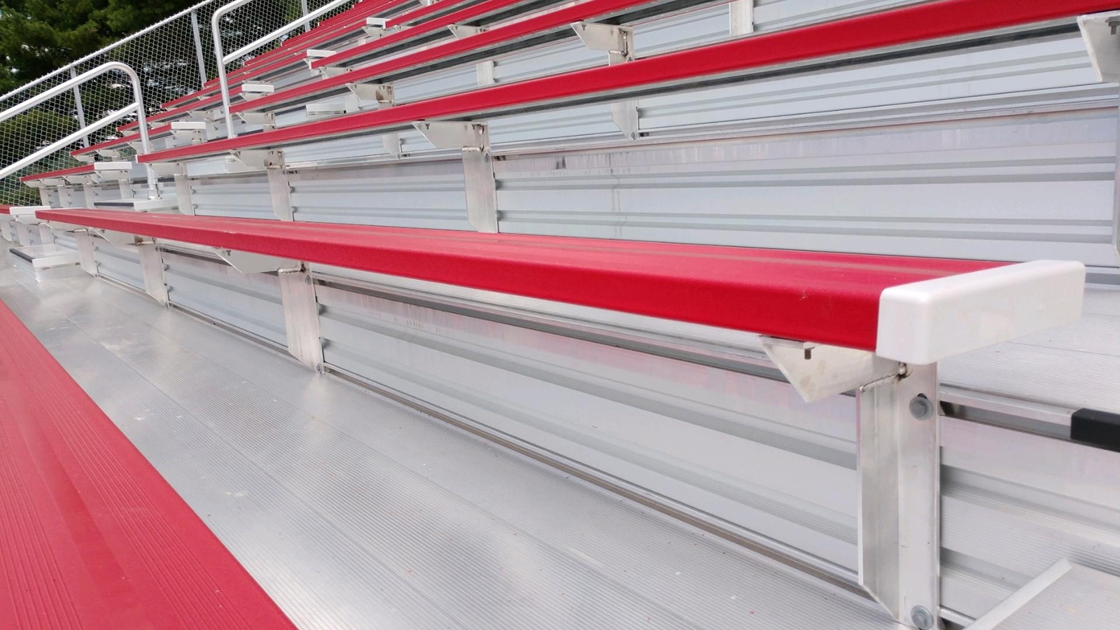 Football aluminum bleachers