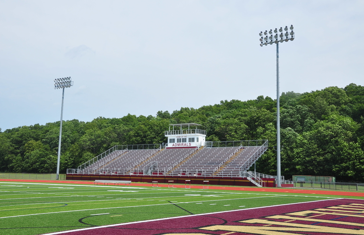 Aluminum Bleachers for Arlington High School