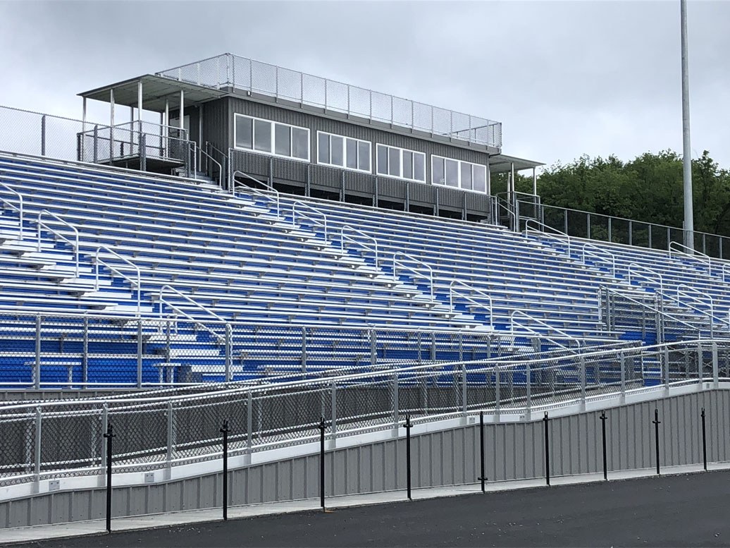 football stadium bleachers