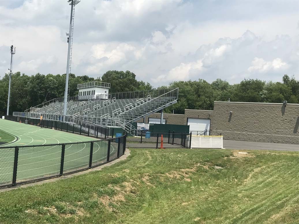 bleachers, grandstands