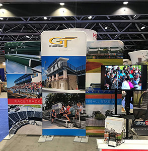 GT Grandstands display in their factory